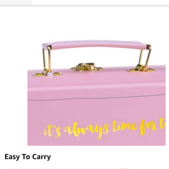 Jewelkeeper 13 Pieces Porcelain Pastel Polka Dots Design Tea Set For Children - Picture 8 of 13